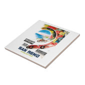 1947年のSan Remoグランプリの競争ポスター タイル (側面)