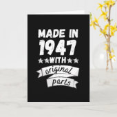 1947年オリジナルパーツで製作 カード (黄色い花)