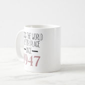 1947年生まれ80歳女性お曾祖母 コーヒーマグカップ (正面左)