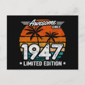 1947年限定復刻デザイン 超かっこいい1947年からずっと ポストカード (正面)