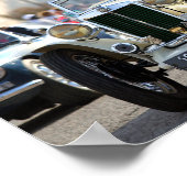 1947 MG TCミッドゲットロードスターコンバーチブル ポスター (角)