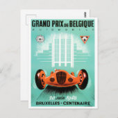 1948ブリュッセルグランプリヴィンテージレース ポストカード (正面/裏面)