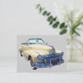 1948ポンティアックシルバーストリークコンバーチブルカー ポストカード (スタンド正面)