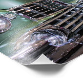 1948リンカーンコンバーチブル& !953 Buick Skylark フォトプリント (角)