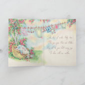 1948ヴィンテージベビーおめでとうカード カード (内部)