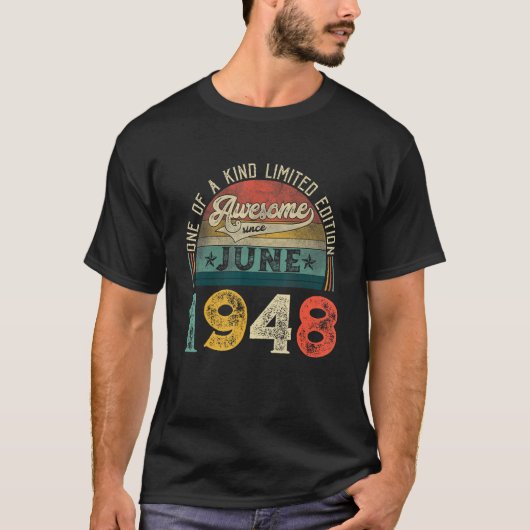 1948動揺して年6月75日Biからのヴィンテージ Tシャツ (正面)