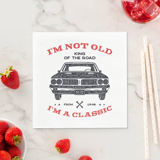 1948年からの道の王 スタンダードランチョンナプキン