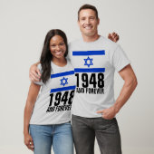 1948年そして永遠に 親イスラエル Tシャツ (ユニセックス)