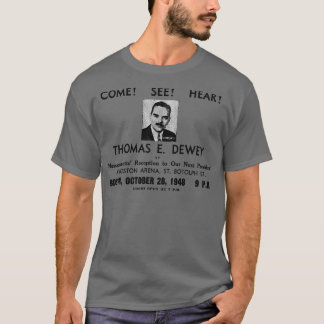 1948年の共和党トーマス・デューイ大統領 Tシャツ