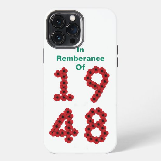 1948年の思い出 iPhoneケース iPhone 13 Pro Maxケース (裏面)