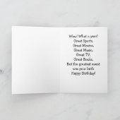 1948年の素晴らしいイベントのバースデー・カード カード (内部)