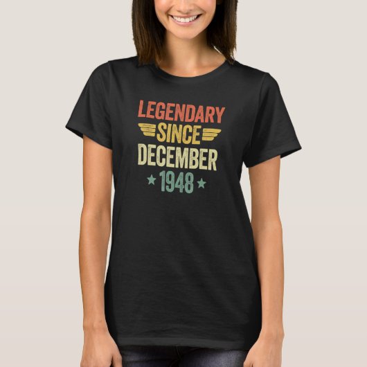 1948年12月以来の伝説 Tシャツ (正面)