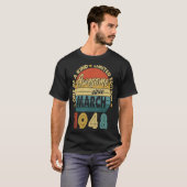1948年3素晴らし月75日生誕生以来75歳 Tシャツ (正面フル)