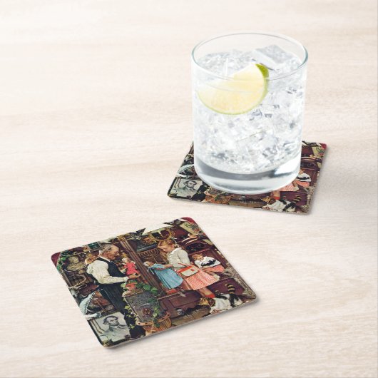 1948年4月フール スクエアペーパーコースター (インサイチュ)