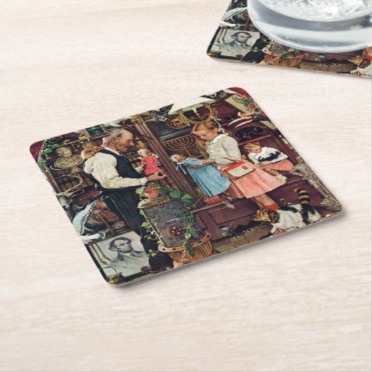 1948年4月フール スクエアペーパーコースター (アングル)