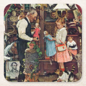 1948年4月フール スクエアペーパーコースター (正面)