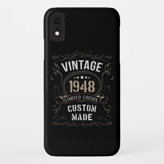 1948年 ヴィンテージ 限定版 オーダーメイド Case-Mate iPhoneケース (裏面)