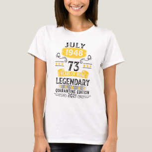 1948生まれ年7月73歳の誕生日限定エディ Tシャツ