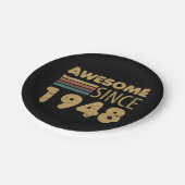 1948素晴らし年75誕生日以来 ペーパープレート (アングル)