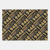 1948素晴らし年75誕生日以来 ラッピングペーパーシート (正面)