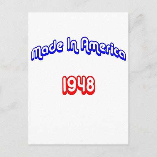 1948 アメリカ製 ポストカード (正面)