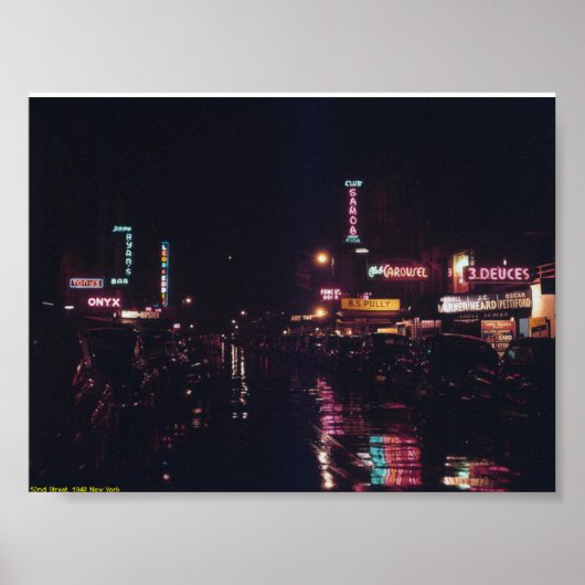 1948、ニューヨーク通りライフ(52通り) ポスター (正面)