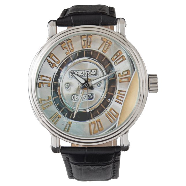 1948 Classic Car Speedometer 腕時計 (正面)