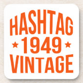 1949ハッシュタグヴィンテージ コースター (正面)