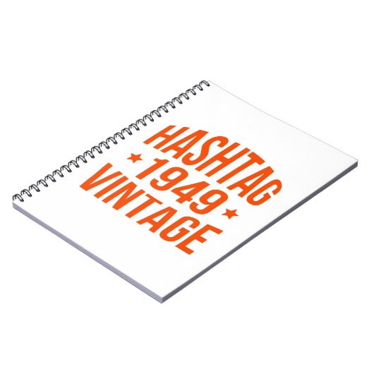 1949ハッシュタグヴィンテージ ノートブック (左側)
