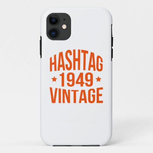 1949ハッシュタグヴィンテージ Case-Mate iPhoneケース (裏面)