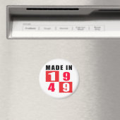 1949年に作られた誕生日デザイン マグネット (インサイチュ (食洗機))