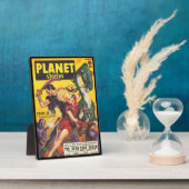 1949年プラネットストーリーズパルプマガジンカバー フォトプラーク (側面)