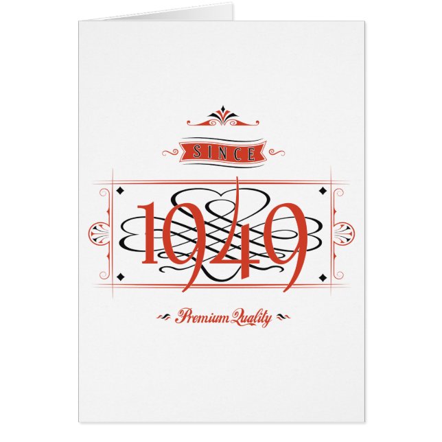 1949年以来(Red&Black) (正面)