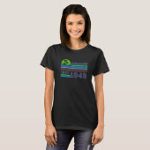 1949年以降の第73誕生日素晴らし女子 Tシャツ (正面フル)