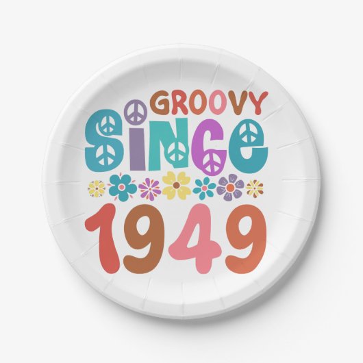 1949年以降のGroovy ペーパープレート (正面)