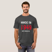 「1949年製、主にオリジナル部品」 Tシャツ (正面フル)