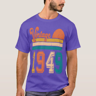 1949年誕生日ギフト ビンテージ Tシャツ