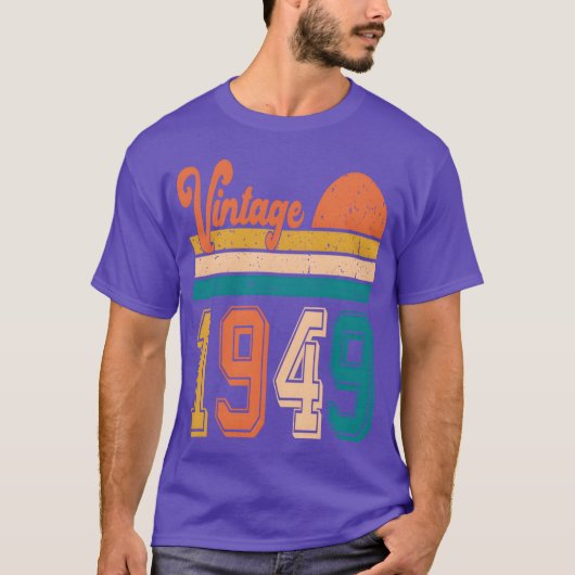 1949年誕生日ギフト ビンテージ Tシャツ (正面)