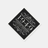 1949年限定版誕生日 スタンダードカクテルナプキン (角)