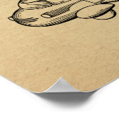 1949年飛んでいる自動車航空機特許スケッチプリント ポスター (角)