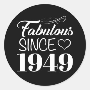 1949年70誕生日以来の素晴らしい ラウンドシール