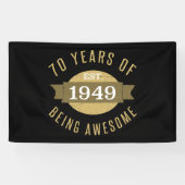 1949年70誕生日設立 横断幕 (横)