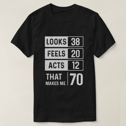 1949年、70歳になる誕生日感じが法律を制定 Tシャツ (デザイン正面)