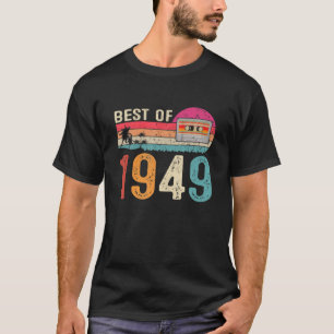 1949最高の年73生まれ誕生日のヴィンテージ Tシャツ