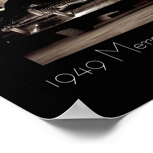 1949水銀柱 ポスター (角)