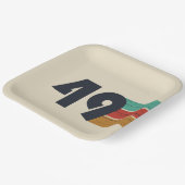 1949生まれ年のヴィンテージ ペーパープレート (傾斜あり)