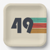 1949生まれ年のヴィンテージ ペーパープレート (正面)