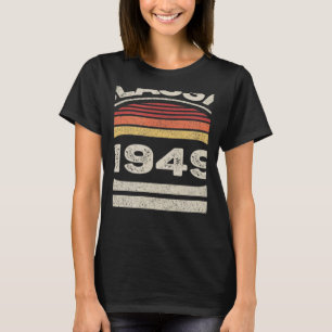 1949生まれ年73誕生日73歳のヴィンテージ Tシャツ