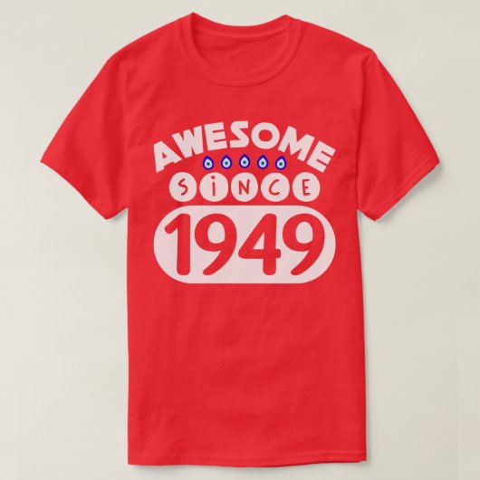 1949素晴らし年以降 Tシャツ (デザイン正面)