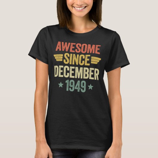 1949素晴らし年12月以降 Tシャツ (正面)
